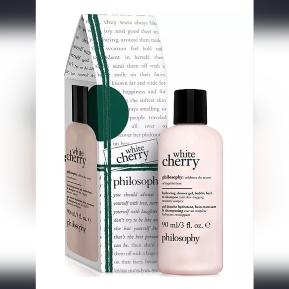 Philosophy Other - Philosophy White Cherry Hydrating Shower Gel, Bubble Bath & Shampoo